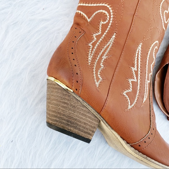 NWOT VERY VOLATILE Raspy Western Cowboy Boots 10 - Picture 10 of 14